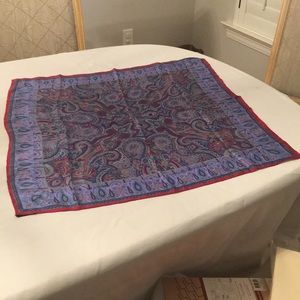 Bloomsbury 100 percent silk scarf multi color